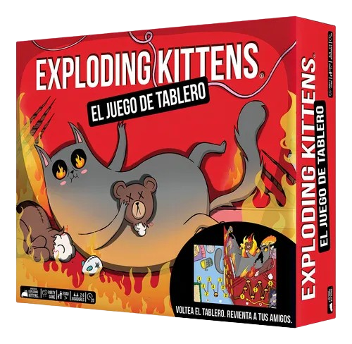 Exploding Kittens Edición El Juego del Tablero