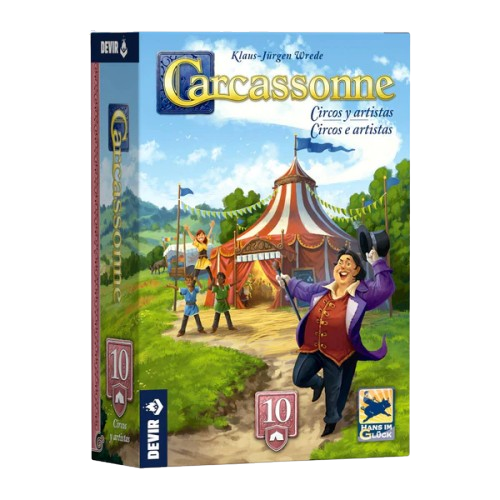 Carcassonne Expansión 10 Circos y Artistas Carcassonne Expansión 10: Circos y Artistas