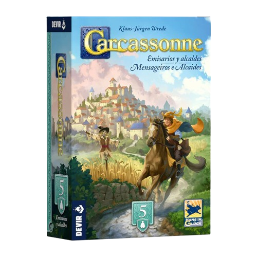 Carcassonne Expansión 5 Emisarios y Alcaldes Carcassonne Expansión 5: Emisarios y Alcaldes
