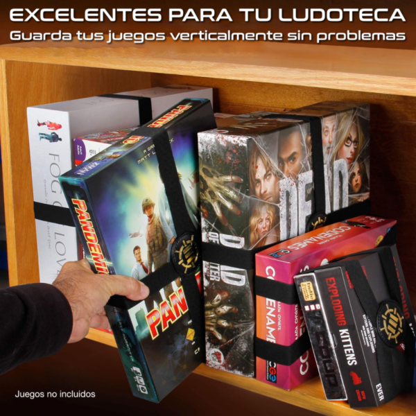 Bandas 6 5 Bandas Elásticas Premium para Juegos de Mesa - ENHANCE