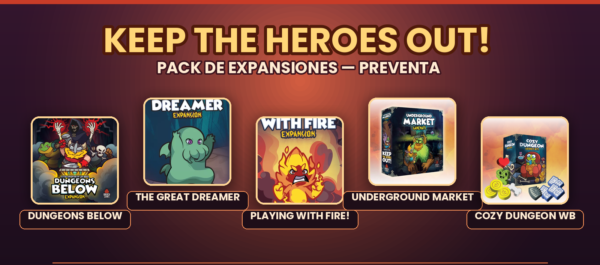 Keep the Heroes Out: Pack de Expansiones (Preventa)