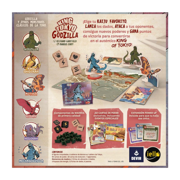 King of Tokyo Godzilla 2 King of Tokyo GODZILLA (Preventa)