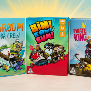 Pack Pandas: ¡Bim! Bam! Bum! + Pirate King + Regroup! Panda Crew