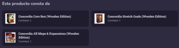 Concordia Special Edition (Wooden) (Preventa Español)