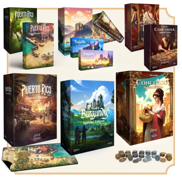 Special Editions Master Set: Concordia + Puerto Rico + Castillos de Borgoña (Preventa Español)