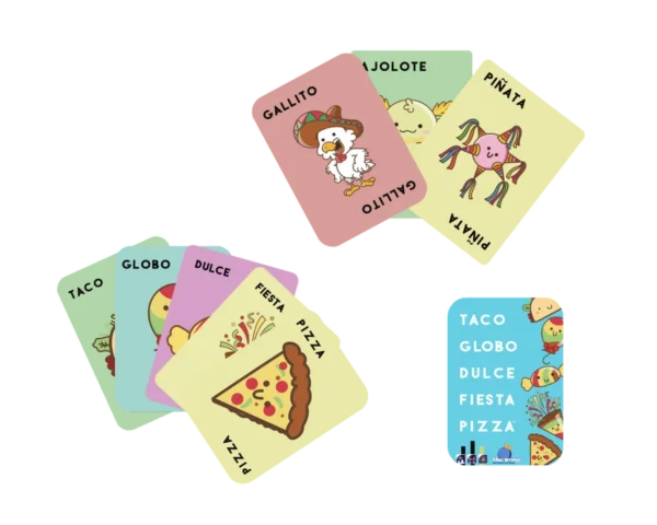 TACO, GLOBO, DULCE, FIESTA, PIZZA Taco, Globo, Dulce, Fiesta, Pizza
