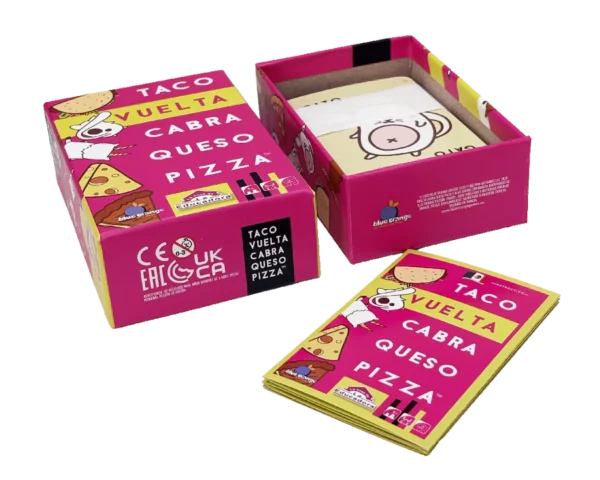 TACO, VUELTA, CABRA, QUESO, PIZZA (2) Taco, Vuelta, Cabra, Queso, Pizza